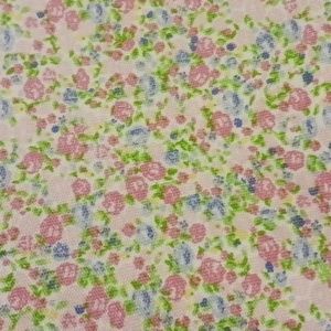 Beaufort Bonnet Company Girl's dress size 7 flowers all over, pink and blue